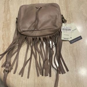 Leather lucky brand crossbody